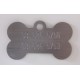 Bone Stainless Steel Dog Tag