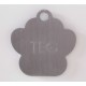 Paw Stainless Steel Dog Tag
