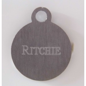 Stainless Steel Round Dog Tag