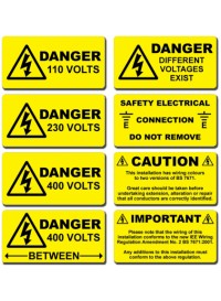 Warning & Equipment Labels