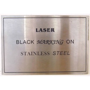 Black Marked Stainless Steel